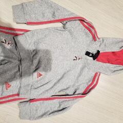 adidas ミニーちゃん　キッズ　女の子　スウェット 上下　1...