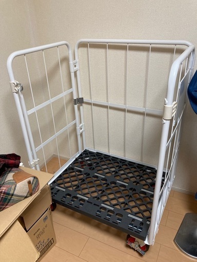 カゴ台車 譲ります 引き取りのみ ほぼ使用無し