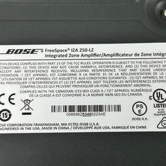 ◎値下げしました◎⭐︎ BOSE ( ボーズ ) FreeSpace IZA250-LZ パワーアンプ⭐︎