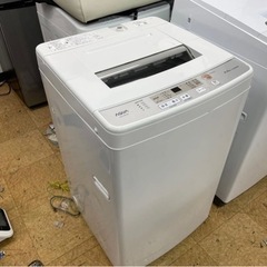 aqua 洗濯機 6kg　AQW-S60H 2020年アクア 動作品 