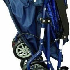 新品 幸和製作所 アルミ製シルバーカー PW298 ネイビー