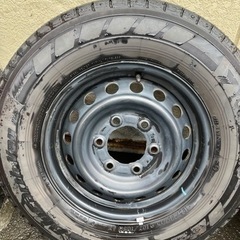 平成31年　日産NV350 キャラバン純正ホイールタイヤ4本セット