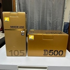 【ネット決済】Nikon D500.  nikonの105マクロ...