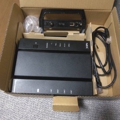 決まりました！
②極美品です！　NEC ルーター　無線LAN　W...