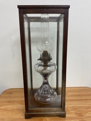 オイルランタン　ガラスオブジェ　オブジェ　中古品
