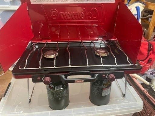 Coleman ツーバーナーコンロほぼ未使用品