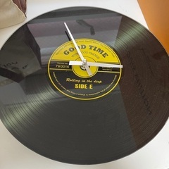 30cm　LPレコードクロック　掛け時計