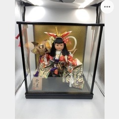 【中古】五月人形　兜差　平安　豊久　縦45㎝　横42㎝　幅29....