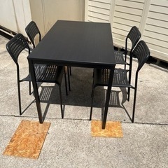 IKEA ダイニングテーブル　イス　セット　