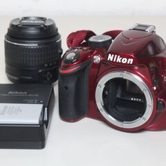 【ネット決済・配送可】Nikon/D3200/レンズ付き/デジタ...
