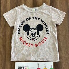 【中古】100㎝　ミッキー　半袖Tシャツ