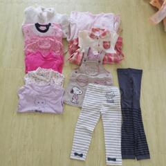 女の子　1〜3歳くらい　冬服まとめて　スヌーピー　キティ　