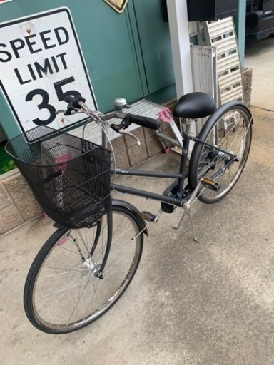 売り切れ　自転車　4段切替付き　ママチャリ　ほとんど乗ってません