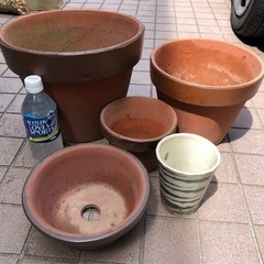 和モダン植木鉢5個セット（無料　春の植え付けシーズンにピッタリ）