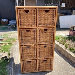 ラタン家具 収納家具 