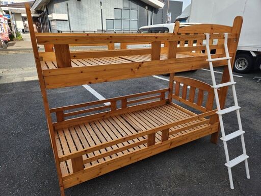 組立式 二段ベッド 木製 2段