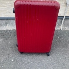 スーツケース大型　レッド
