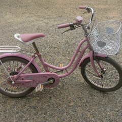 子供用 自転車 １８インチ   ピンク系