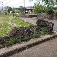 富士山の大きな熔岩石🌋