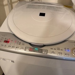 SHARP 乾燥機付き縦型の洗濯機