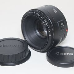 【ネット決済・配送可】【ジャンク品】Canon/EF50mm F...