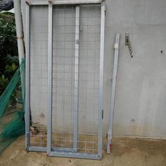 鉄扉 ドア 約2m×71cm ×2枚