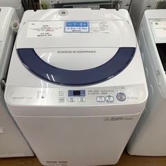 SHARP シャープ 全自動洗濯機 ES-GE55R 2016年...