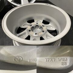新車外し TOYOTA トヨタ 150系ランクルプラド 後期 純正ホイール 17 