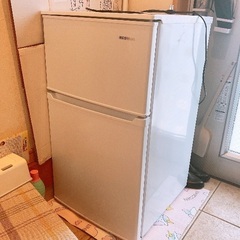 【ネット決済】【使用期間一年未満】アイリスオオヤマ冷蔵庫IRSD...