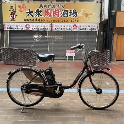 【極美車】 パナソニック ビビDX バッテリー容量5 24インチ 電動自転車