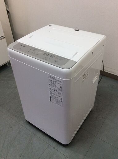 YJT8691【Panasonic/パナソニック 6.0㎏洗濯機】美品 2022年製 NA-F6B1 家電 洗濯 簡易乾燥付