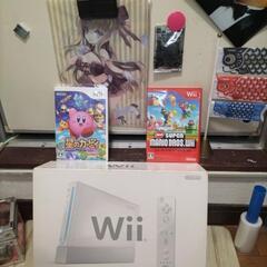 🔵ＷＩＩ/直ぐに遊べる👨マリオ＆星のカ−ビィセット、🎁オマケつき。