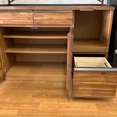 UNICO ウニコ 3枚扉レンジボード SWELLA スウェラ【トレファク 川越店】