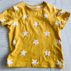 西松屋　星柄Tシャツ　９０