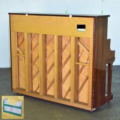 ≪zyt1450ジ≫ 希少 KAWAI/カワイ アップライトピアノ KL801 艶有木目 ローズウッド？ 1982年頃製造 KL-801 現状品 50805-02