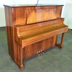 ≪zyt1450ジ≫ 希少 KAWAI/カワイ アップライトピアノ KL801 艶有木目 ローズウッド？ 1982年頃製造 KL-801 現状品 50805-02