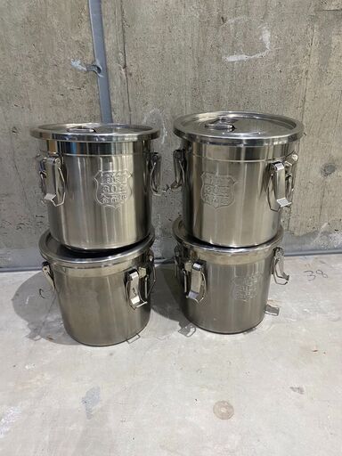 ステンレススチール寸胴12L