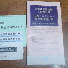 JR西日本　優待券　鉄道割引券２枚セット