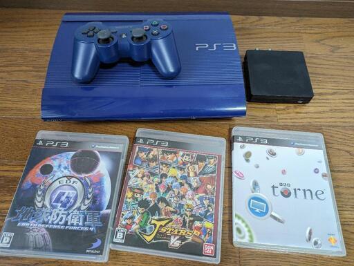 【手渡し-2000値引き】PS3本体+ソフト2種+torune
