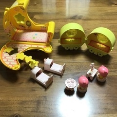 ルルとナナ　ふたごのお月さま おもちゃ ままごと　昭和レトロ　当時物