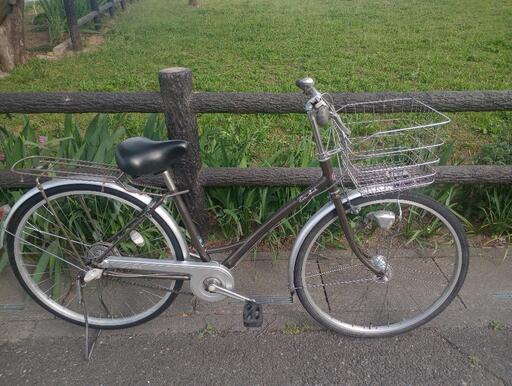 自転車　ママチャリ　内装３段　オートライト　２６インチ　ＢＡＡ　中古　譲渡書あり