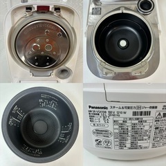 I739 🌈 ジモティー限定価格！ 上位モデル♪  Panasonic 圧力IH炊飯ジャー 5.5合炊き ⭐ 動作確認済 ⭐ クリーニング済