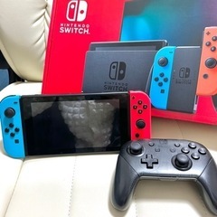 Nintendo Switch 本体  純正プロコン セット