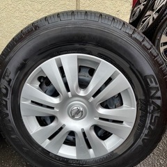 平成31年　日産NV350 キャラバン純正ホイールタイヤ4本セット