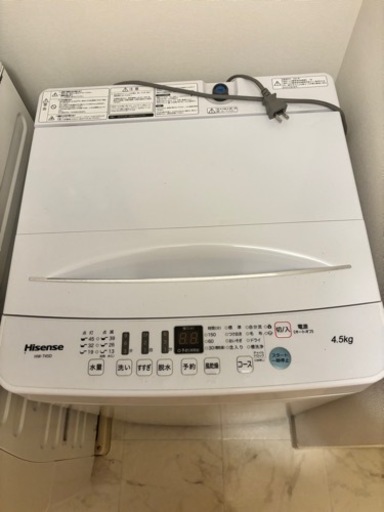 hisensu 洗濯機 2021年製 \n家電 生活家電 洗濯機