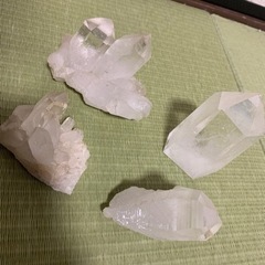 水晶　さざれ石　数珠浄化石