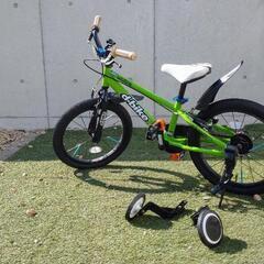 子供用自転車【d-bike 18インチ】初乗りの練習用に！