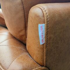 RELAXFORM【新素材LEATHERTEX】定価116,500円 ヴィンテージ風  1年5か月使用美品 2Pソファ 新商品☆全国受付 レザーテックス