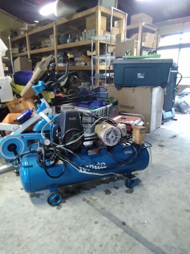 Iwata Air Compressor Model SP-15PB (200V) それは動作します