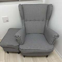 新品未使用　IKEA strandmon ソファ＋オットマン